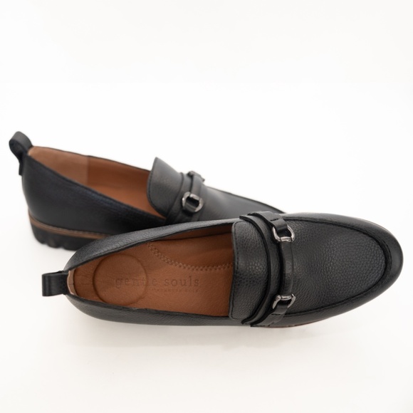 Gentle Souls by Kenneth Cole - Eugene Lug Bit Buckle Loafer Flats - Picture 8 of 11
